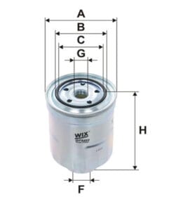 FILTRU,    COMBUSTIBIL,    WF8468